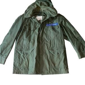 Vintage US Air Force USAF Original Military Issue Utility Field Jacket Sz Small